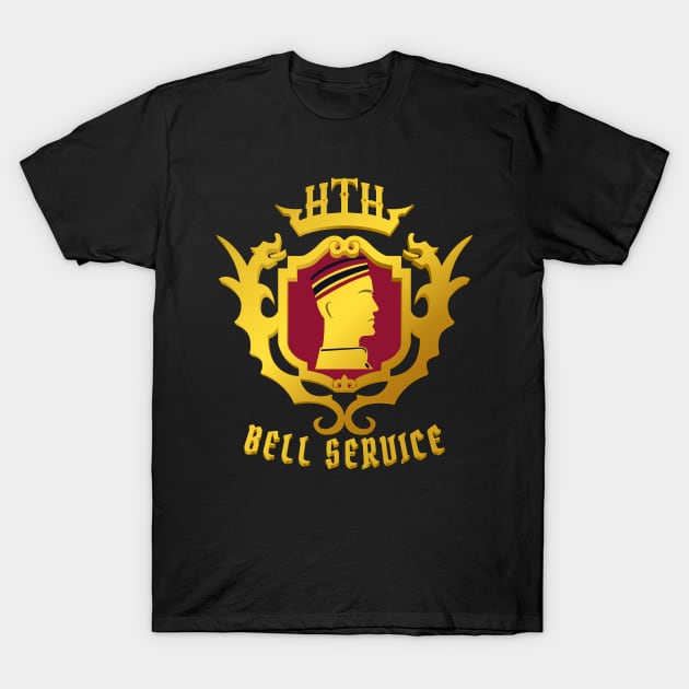 Hotel Hollywood Bell Service T-Shirt by DeepDiveThreads